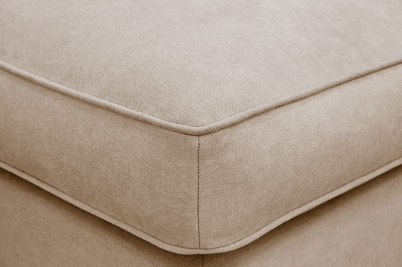 Rossita lyx Fotpall - Beige Tyg - Möbler - Stolar & fåtöljer - Pall & puff - Fotpall