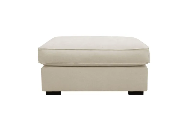 Rossita lyx Fotpall - Beige Tyg - Möbler - Stolar & fåtöljer - Pall & puff - Fotpall