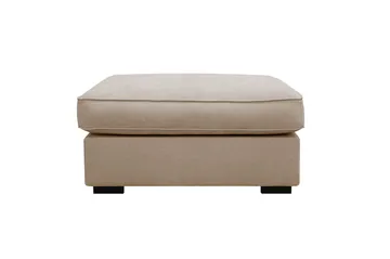 Rossita lyx Fotpall - Beige Tyg - Möbler - Stolar & fåtöljer - Pall & puff - Fotpall
