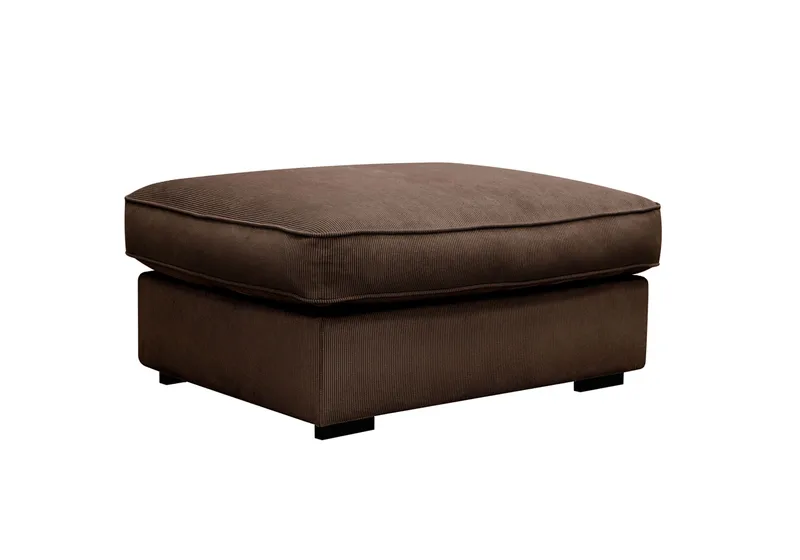 Rossita lyx Fotpall - Brun Manchester - Möbler - Stolar & fåtöljer - Pall & puff - Fotpall
