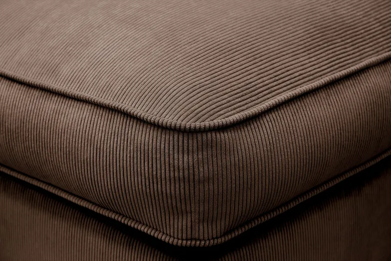 Rossita lyx Fotpall - Brun Manchester - Möbler - Stolar & fåtöljer - Pall & puff - Fotpall