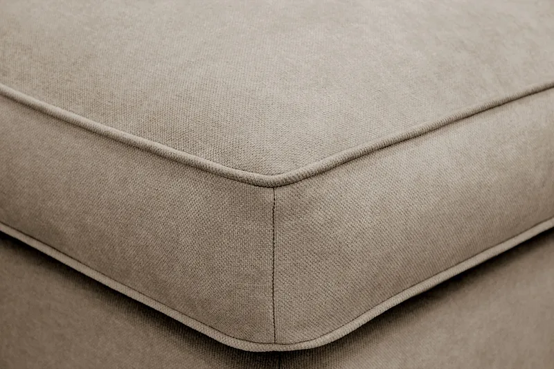 Rossita lyx Fotpall - Brun Tyg - Möbler - Stolar & fåtöljer - Pall & puff - Fotpall