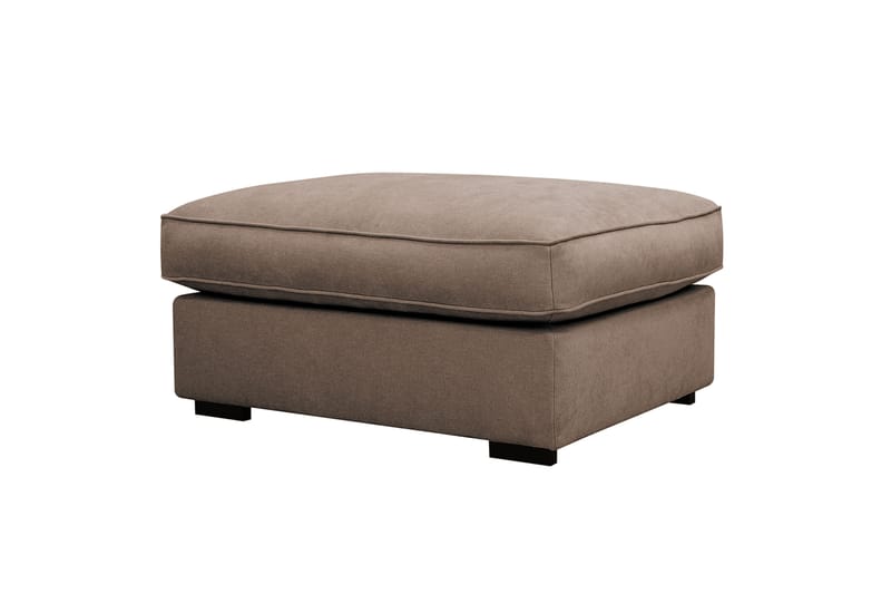 Rossita lyx Fotpall - Brun Tyg - Möbler - Stolar & fåtöljer - Pall & puff - Fotpall