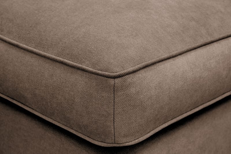 Rossita lyx Fotpall - Brun Tyg - Möbler - Stolar & fåtöljer - Pall & puff - Fotpall