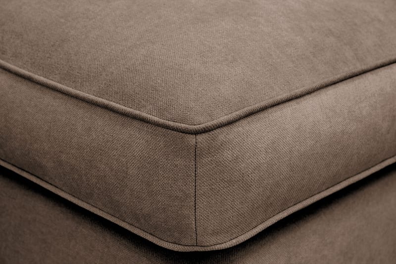 Rossita lyx Fotpall - Brun Tyg - Möbler - Stolar & fåtöljer - Pall & puff - Fotpall