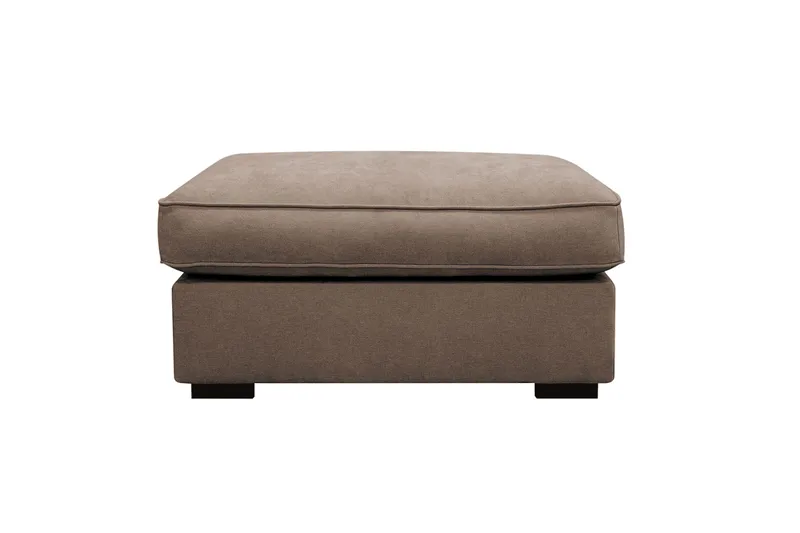 Rossita lyx Fotpall - Brun Tyg - Möbler - Stolar & fåtöljer - Pall & puff - Fotpall