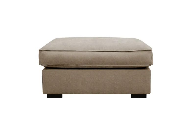 Rossita lyx Fotpall - Brun Tyg - Möbler - Stolar & fåtöljer - Pall & puff - Fotpall
