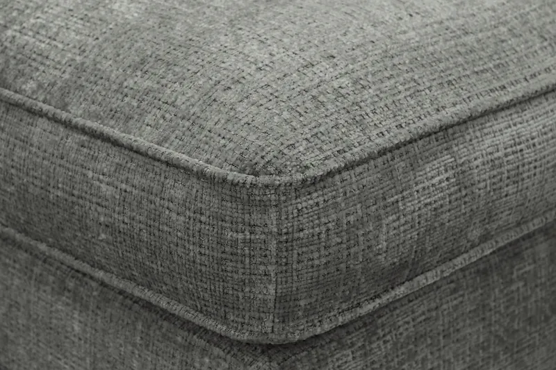 Rossita lyx Fotpall - Grå Chenille - Möbler - Stolar & fåtöljer - Pall & puff - Fotpall