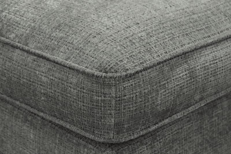 Rossita lyx Fotpall - Grå Chenille - Möbler - Stolar & fåtöljer - Pall & puff - Fotpall