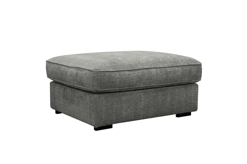 Rossita lyx Fotpall - Grå Chenille - Möbler - Stolar & fåtöljer - Pall & puff - Fotpall