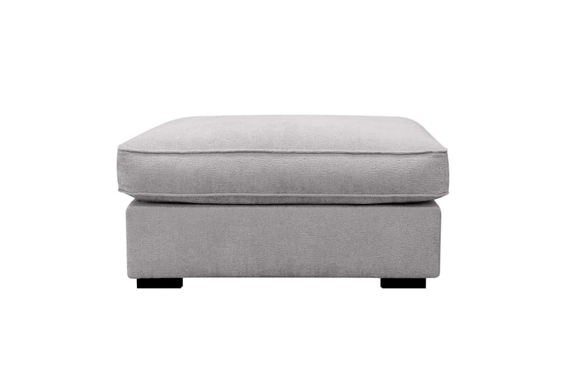 Rossita lyx Fotpall - Grå Chenille - Möbler - Stolar & fåtöljer - Pall & puff - Fotpall