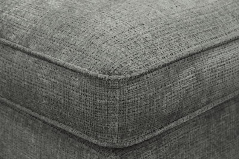 Rossita lyx Fotpall - Grå Chenille - Möbler - Stolar & fåtöljer - Pall & puff - Fotpall