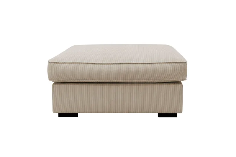 Rossita lyx Fotpall - Greige Manchester - Möbler - Stolar & fåtöljer - Pall & puff - Fotpall