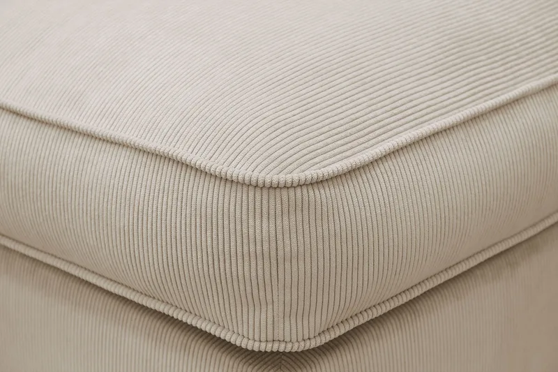 Rossita lyx Fotpall - Greige Manchester - Möbler - Stolar & fåtöljer - Pall & puff - Fotpall