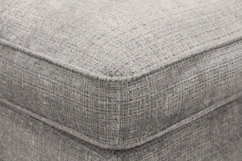 Rossita lyx Fotpall - Ljusgrå Chenille - Möbler - Stolar & fåtöljer - Pall & puff - Fotpall