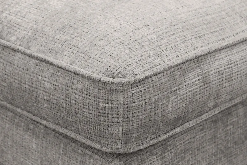 Rossita lyx Fotpall - Ljusgrå Chenille - Möbler - Stolar & fåtöljer - Pall & puff - Fotpall