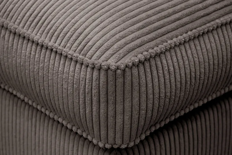 Rossita lyx Fotpall - Mörkgrå Manchester - Möbler - Stolar & fåtöljer - Pall & puff - Fotpall