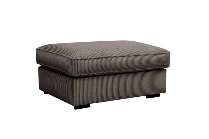 Rossita lyx Fotpall - Mörkgrå Manchester - Möbler - Stolar & fåtöljer - Pall & puff - Fotpall