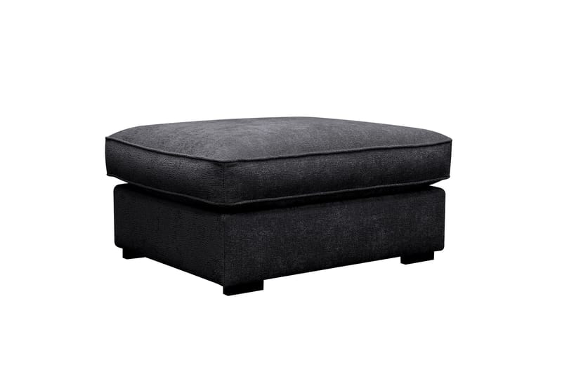 Rossita lyx Fotpall - Svart Chenille - Möbler - Stolar & fåtöljer - Pall & puff - Fotpall