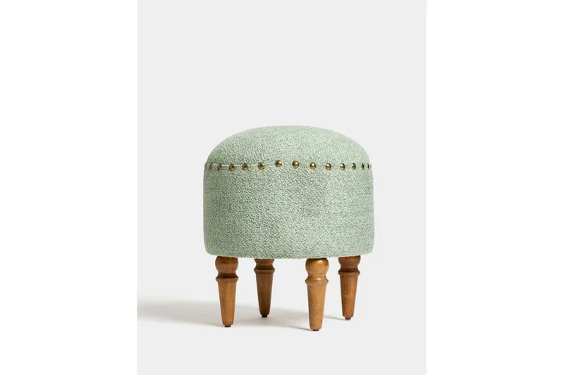 Rubby Fotpall 38 cm, Grön