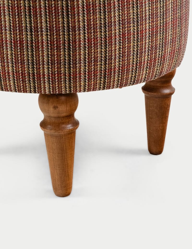 Rubby Sittpuff 38 cm Rund - Flerfärgad - Möbler - Stolar & fåtöljer - Pall & puff - Fotpall