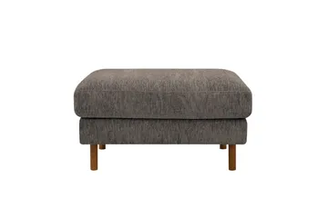 Scandi Fotpall i Chenille - Grå - Möbler - Stolar & fåtöljer - Pall & puff - Fotpall