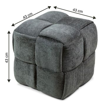 Senora Sittpuff 43 cm - Grå - Möbler - Stolar & fåtöljer - Pall & puff - Sittpuff