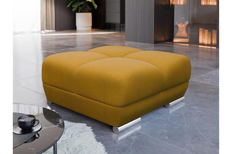 Simerly Fotpall 90 cm - Gul - Möbler - Stolar & fåtöljer - Pall & puff - Fotpall