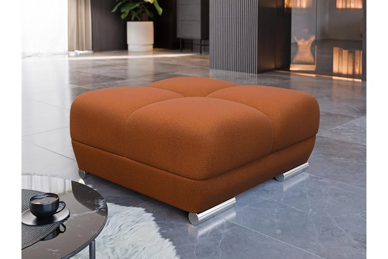 Simerly Fotpall 90 cm - Orange - Möbler - Stolar & fåtöljer - Pall & puff - Fotpall