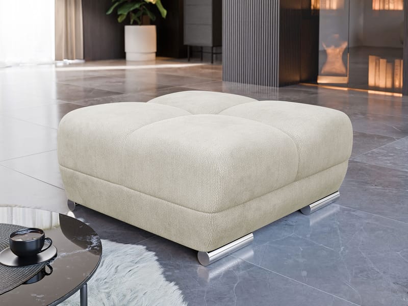 Simerly Fotpall - beige - Möbler - Stolar & fåtöljer - Pall & puff - Sittpuff