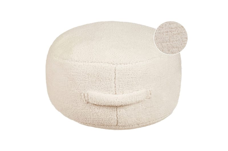 Sittpuff Adlana Ljusbeige - Ljusbeige - Möbler - Stolar & fåtöljer - Pall & puff - Sittpuff