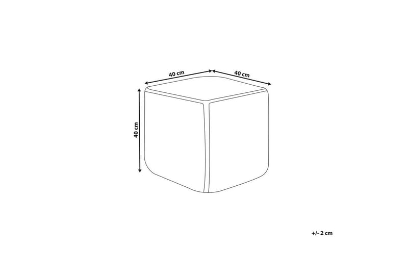 Sittpuff Alipur Violett - Violett - Möbler - Stolar & fåtöljer - Pall & puff - Sittpuff