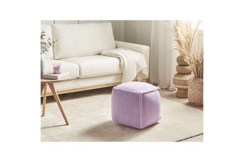 Sittpuff Alipur Violett - Violett - Möbler - Stolar & fåtöljer - Pall & puff - Sittpuff