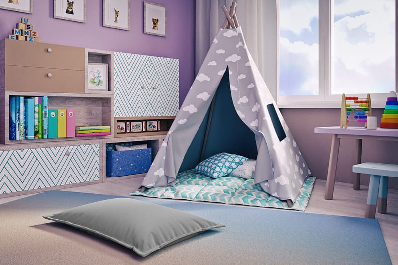 Anjara Sittpuff 40 cm - Grå - Möbler - Stolar & fåtöljer - Pall & puff - Sittpuff