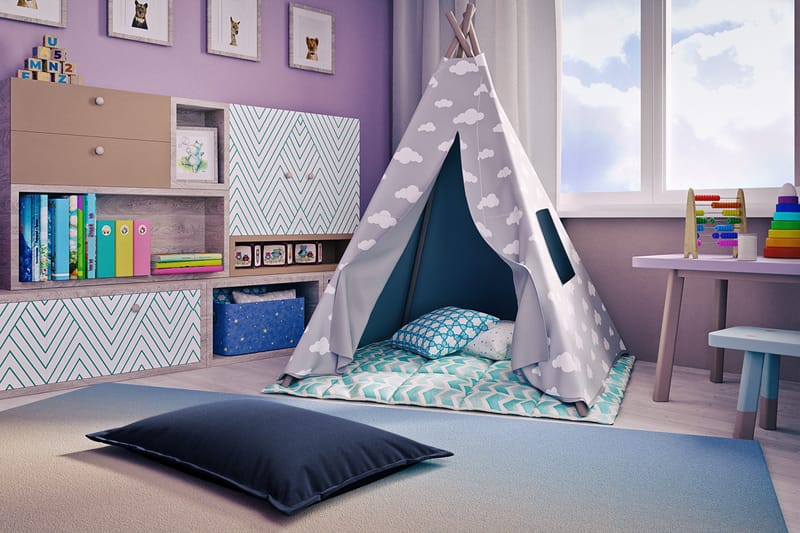 Anjara Sittpuff 40 cm - Gul - Möbler - Stolar & fåtöljer - Pall & puff - Sittpuff