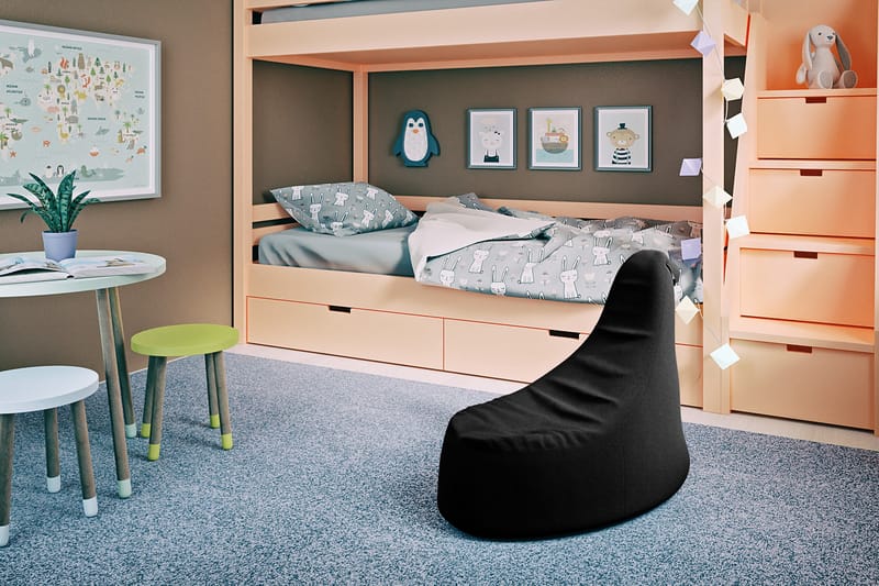 Ankala Sittpuff 90 cm - Svart - Möbler - Stolar & fåtöljer - Pall & puff - Sittpuff