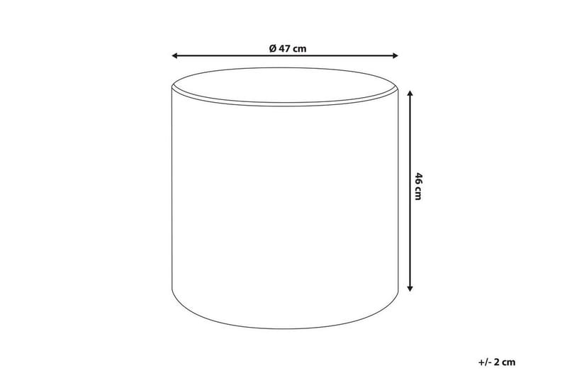 Anvika Sittpuff Sammet - Blå - Möbler - Stolar & fåtöljer - Pall & puff - Sittpuff