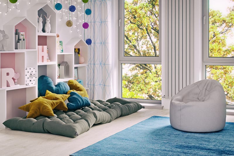 Arvind Sittpuff 120 cm - Grå - Möbler - Stolar & fåtöljer - Pall & puff - Sittpuff