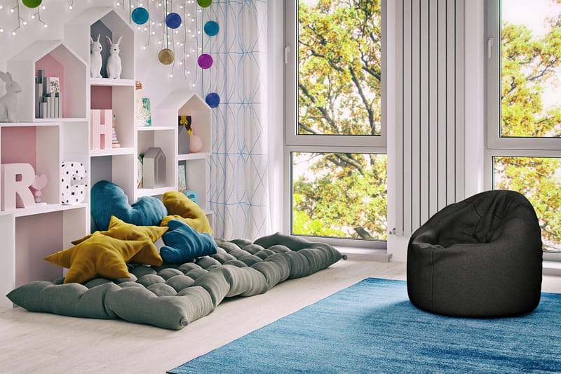 Arvind Sittpuff 120 cm - Svart - Möbler - Stolar & fåtöljer - Pall & puff - Sittpuff