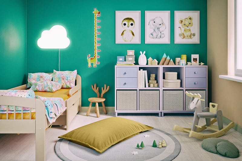 Arvinder Sittpuff 30 cm - Gul - Möbler - Stolar & fåtöljer - Pall & puff - Sittpuff