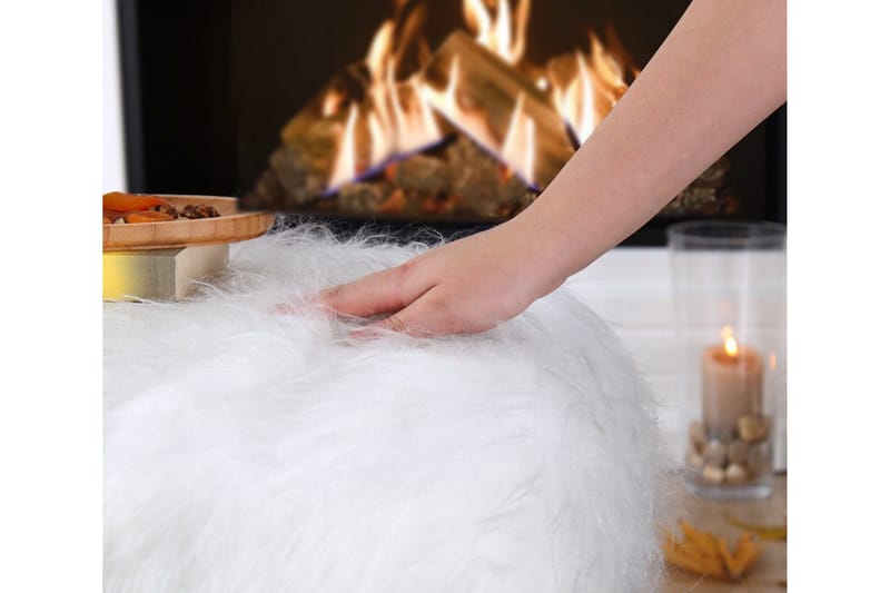 Baddeck Sittpuff 50 cm - Vit - Möbler - Stolar & fåtöljer - Pall & puff - Sittpuff