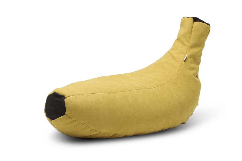 Bajinder Sittpuff 68 cm, Gul|Svart