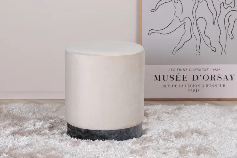 Benji Sittpuff - Beige - Möbler - Stolar & fåtöljer - Pall & puff - Sittpuff