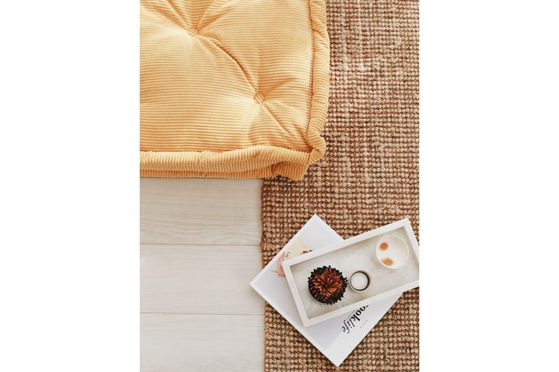 Biskuvi Sittpuff 55 cm - Gul - Möbler - Stolar & fåtöljer - Pall & puff - Sittpuff