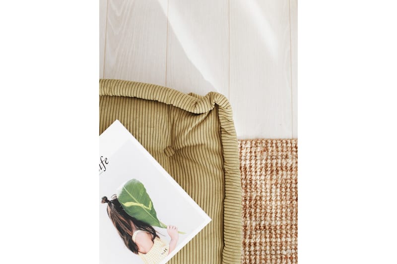 Biskuvi Sittpuff 55 cm - Khaki - Möbler - Stolar & fåtöljer - Pall & puff - Sittpuff