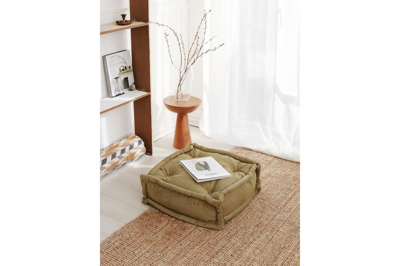 Biskuvi Sittpuff 55 cm - Khaki - Möbler - Stolar & fåtöljer - Pall & puff - Sittpuff