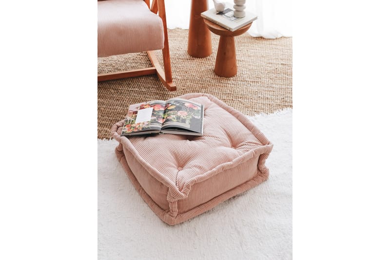 Biskuvi Sittpuff 55 cm - Rosa - Möbler - Stolar & fåtöljer - Pall & puff - Sittpuff