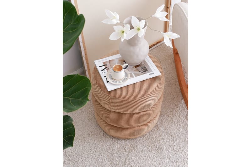 Boum Sittpuff 40 cm - Camel - Möbler - Stolar & fåtöljer - Pall & puff - Sittpuff