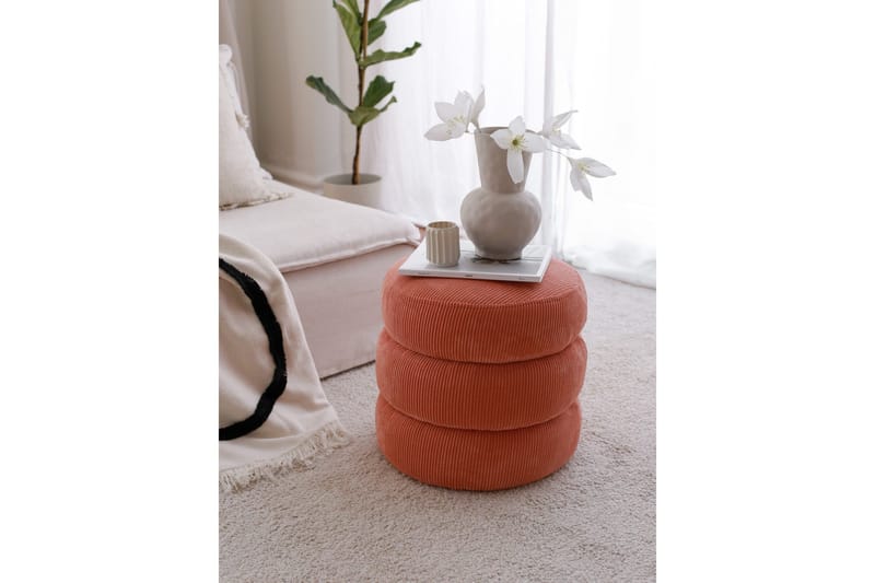 Boum Sittpuff 40 cm - Korall - Möbler - Stolar & fåtöljer - Pall & puff - Sittpuff