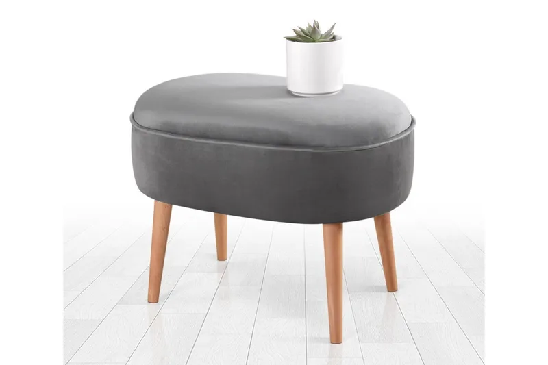 Bowie Sittpuff 63 cm - Grå - Möbler - Stolar & fåtöljer - Pall & puff - Sittpuff